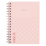 Sổ tay ghi chép lò xo màu hồng ngọt ngào 