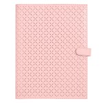 SỔ PLANNER BÌA DA DẬP HOẠT TIẾT CAO CẤP MÀU HỒNG NGỌT NGÀO 