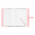 SỔ PLANNER BÌA DA DẬP HOẠT TIẾT CAO CẤP MÀU HỒNG NGỌT NGÀO 