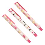 SET 3 BÚT GEL PEN HỌA TIẾT HỒNG DỄ THƯƠNG