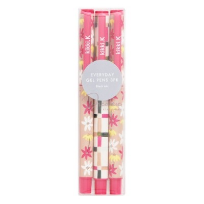 SET 3 BÚT GEL PEN HỌA TIẾT HỒNG DỄ THƯƠNG