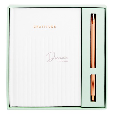 GRATITUDE JOURNAL GIFT SET WHITE: KINDNESS