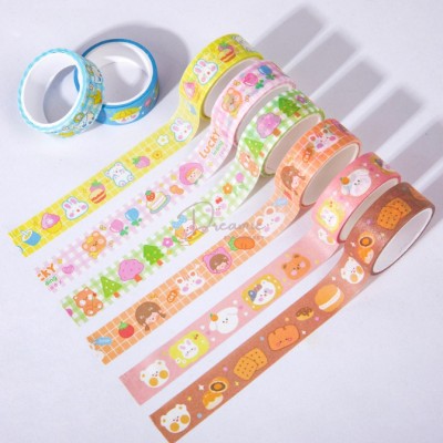 SET WASHI TAPES TRANG TRÍ SỔ TAY NHẬT KÝ ĐÁNG YÊU ĐA NĂNG