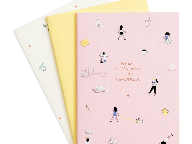 SET 5 quyển vở ghi chép hình hoạt hình dễ thương