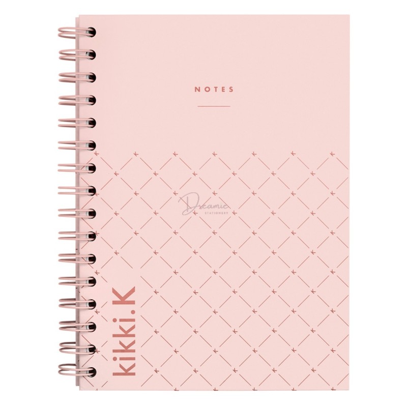 Sổ tay ghi chép lò xo màu hồng ngọt ngào 