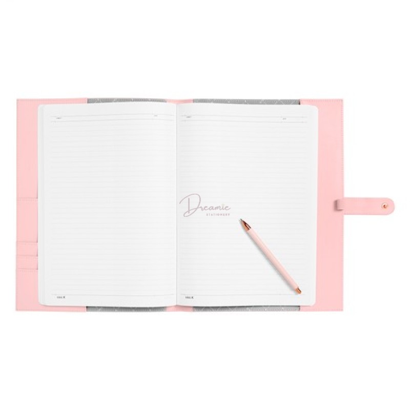 SỔ PLANNER BÌA DA DẬP HOẠT TIẾT CAO CẤP MÀU HỒNG NGỌT NGÀO 
