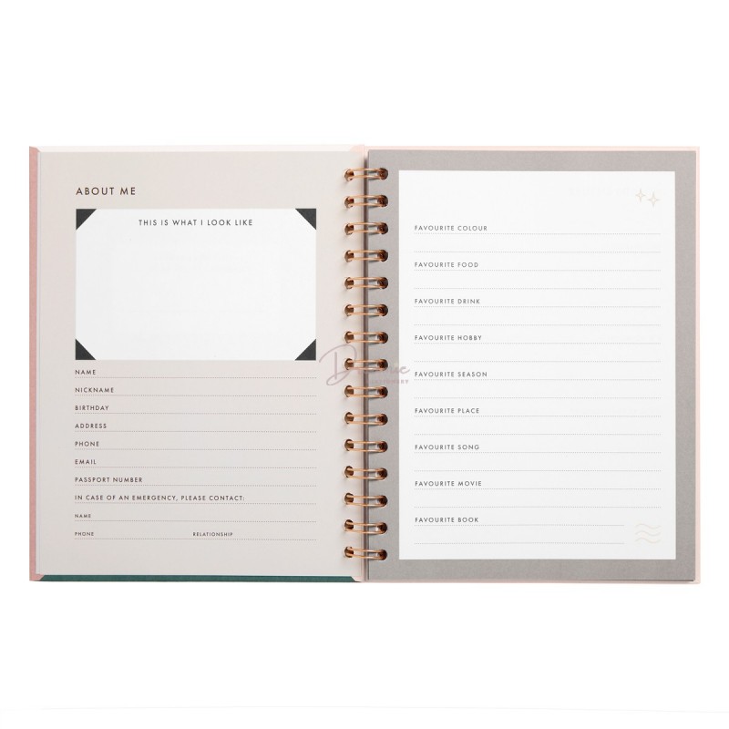 SPIRAL ADVENTURE JOURNAL BLUSH: OUT OF OFFICE
