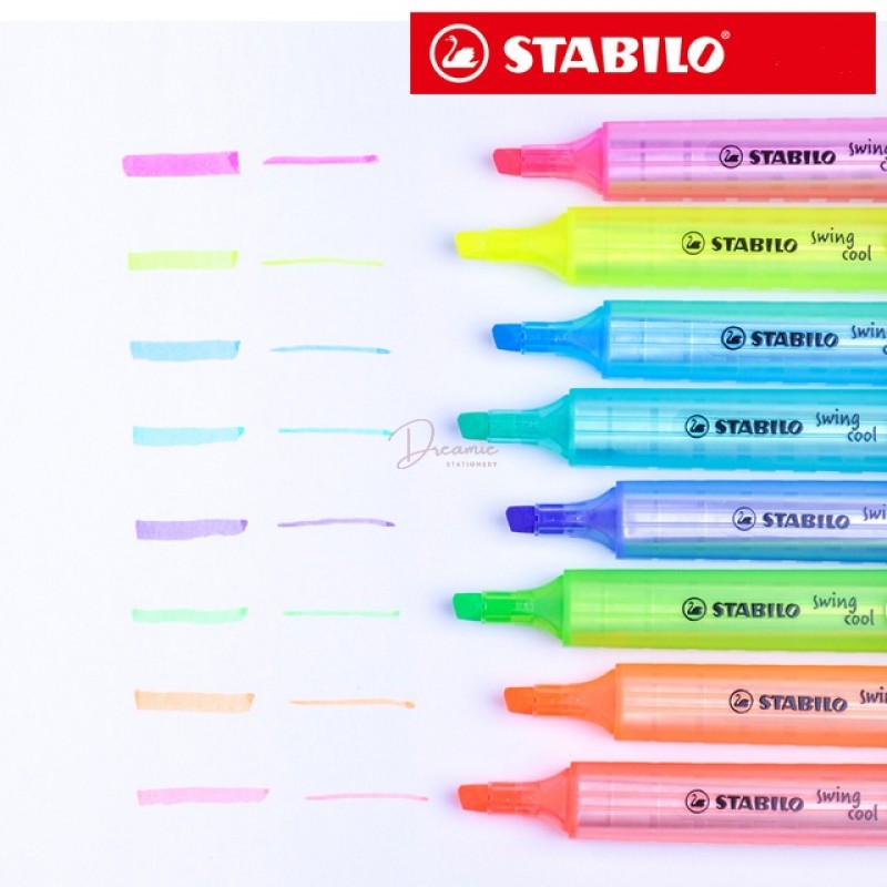 BỘ BÚT DẠ QUANG STABILO SWING COOL PASTEL (copied)