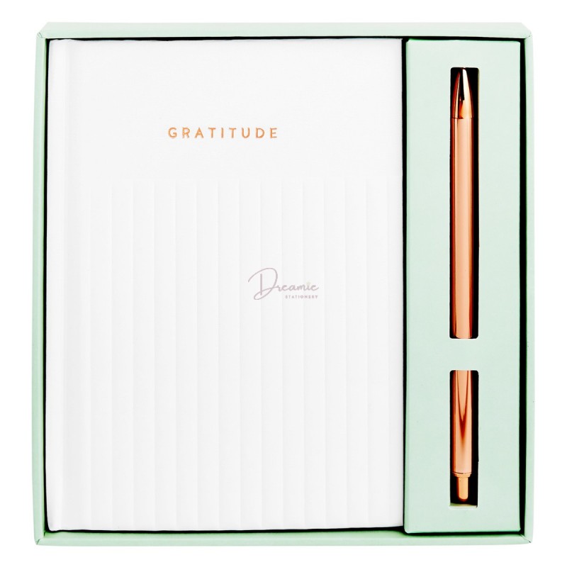GRATITUDE JOURNAL GIFT SET WHITE: KINDNESS