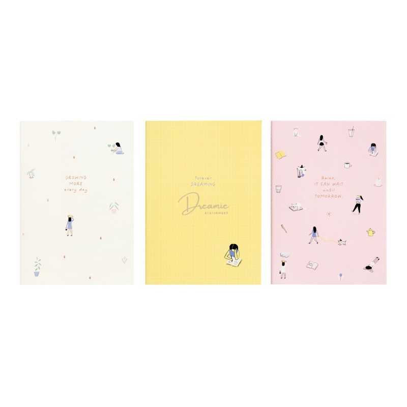 SET 5 quyển vở ghi chép hình hoạt hình dễ thương